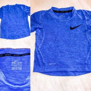 Blue nike shirt